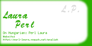 laura perl business card